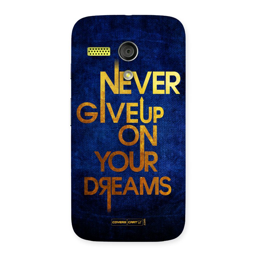 Never Give Up Back Case for Moto G