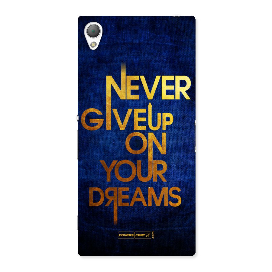 Never Give Up Back Case for Sony Xperia Z3