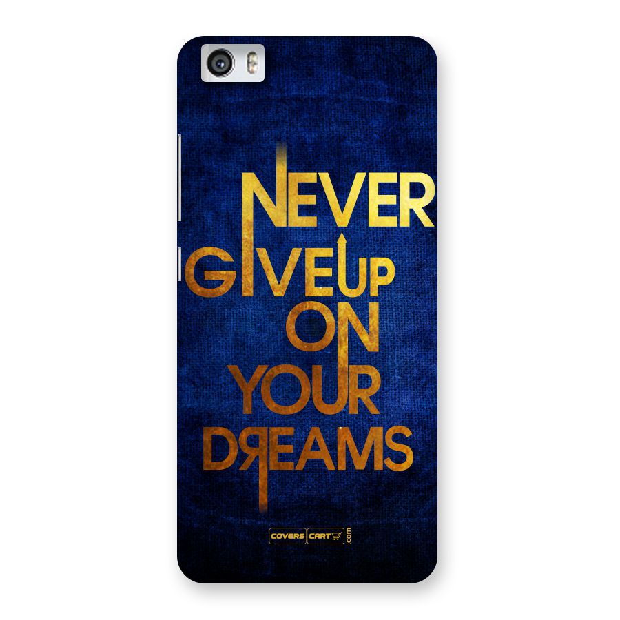 Never Give Up Back Case for Xiaomi Redmi Mi5