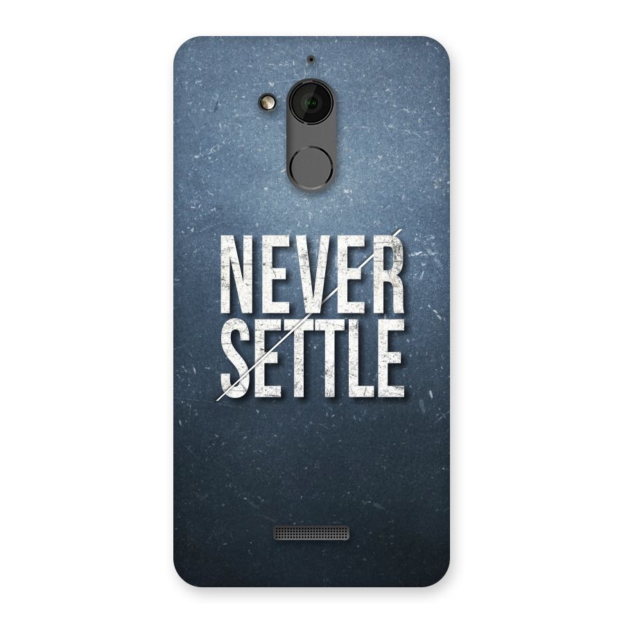 Never Settle Back Case for Coolpad Note 5