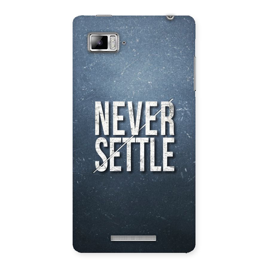 Never Settle Back Case for Lenovo Vibe Z K910