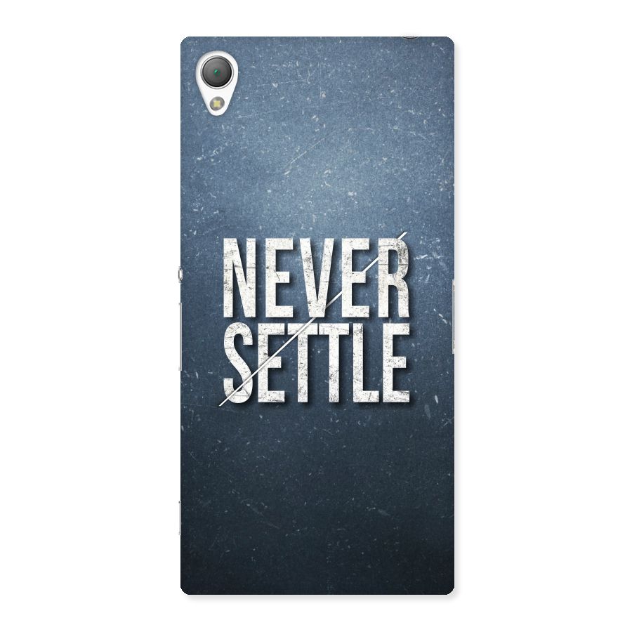 Never Settle Back Case for Sony Xperia Z3