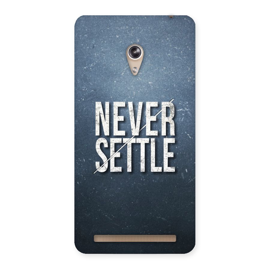 Never Settle Back Case for Zenfone 6