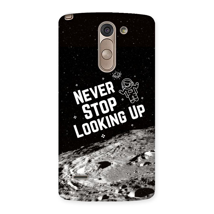 Never Stop Looking Up Back Case for LG G3 Stylus