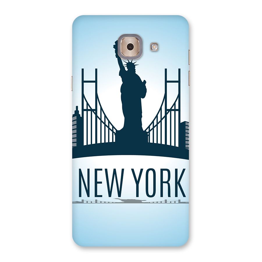 New York Skyline Back Case for Galaxy J7 Max