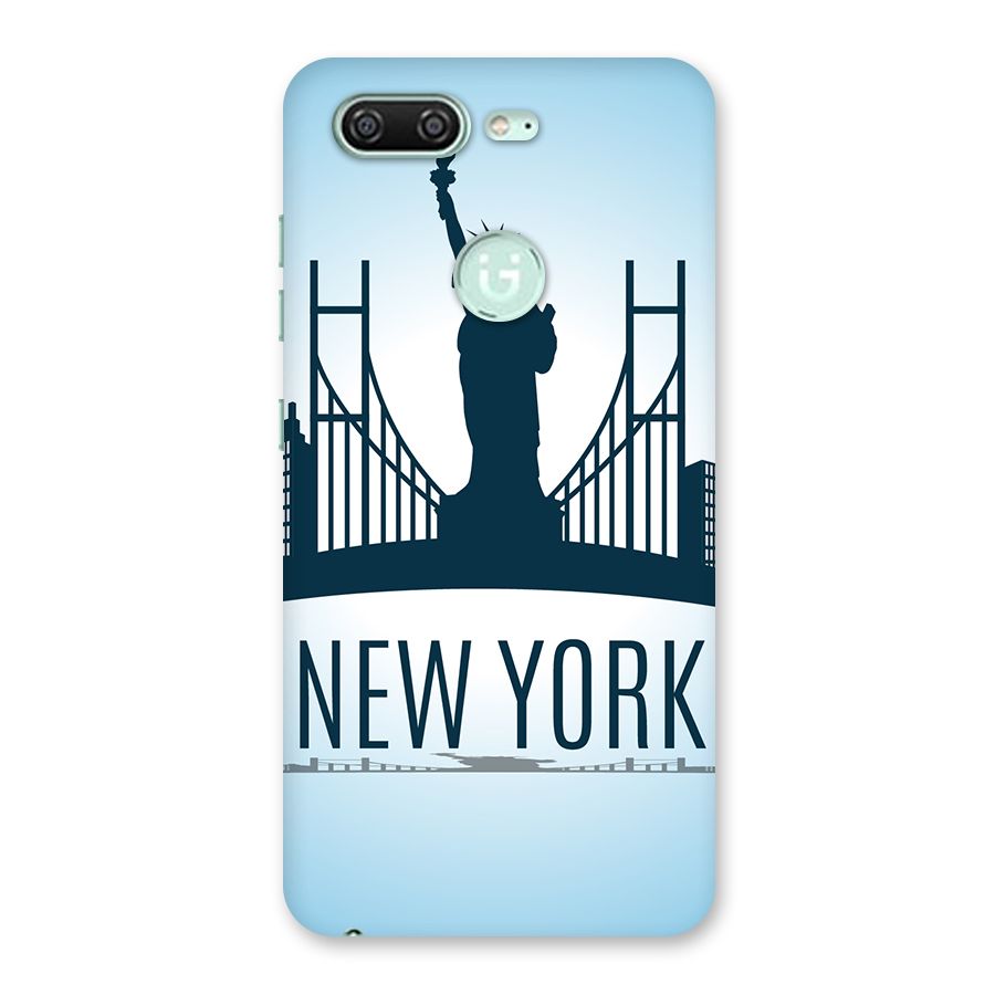 New York Skyline Back Case for Gionee S10