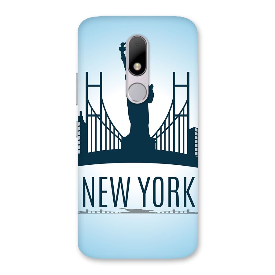 New York Skyline Back Case for Moto M