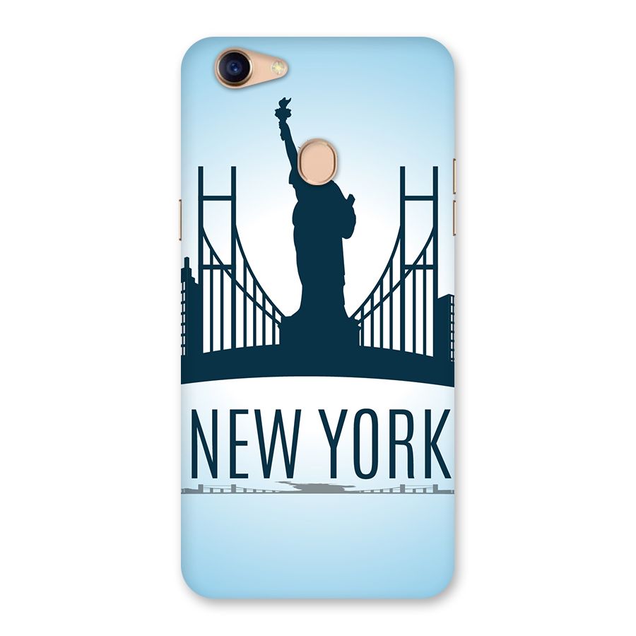 New York Skyline Back Case for Oppo F5
