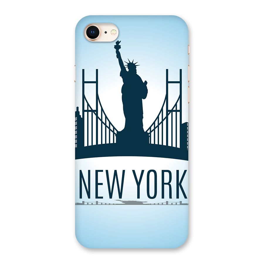 New York Skyline Back Case for iPhone 8