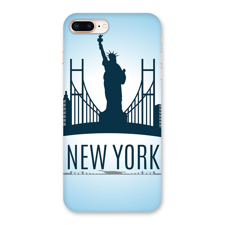 New York Skyline Back Case for iPhone 8 Plus