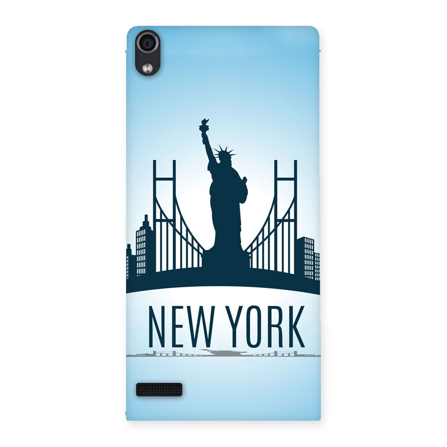 New York Skyline Back Case for Ascend P6