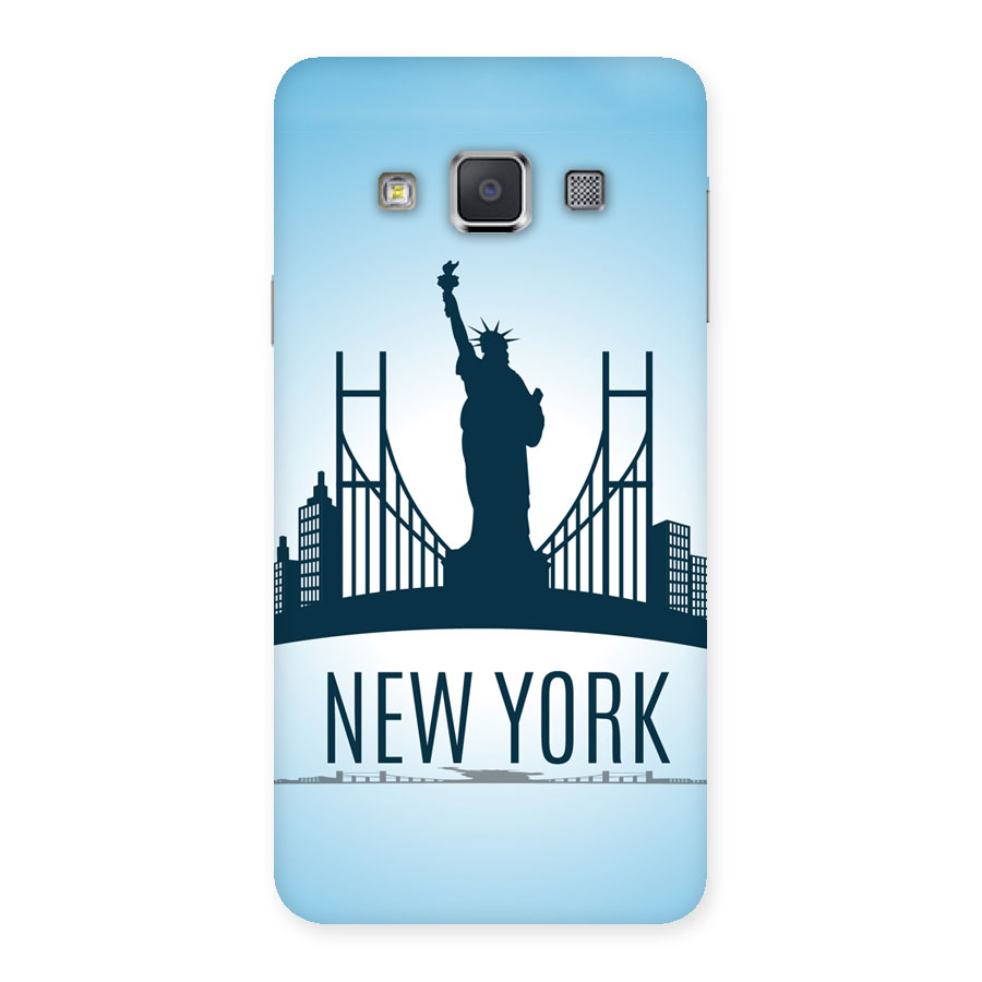 New York Skyline Back Case for Galaxy A3