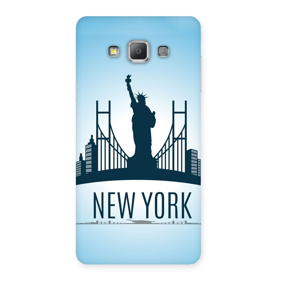 New York Skyline Back Case for Galaxy A7