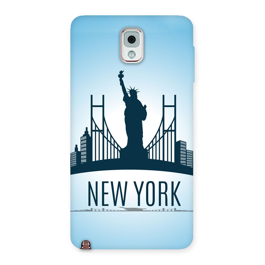 New York Skyline Back Case for Galaxy Note 3