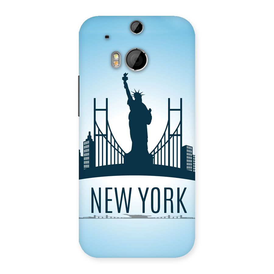 New York Skyline Back Case for HTC One M8
