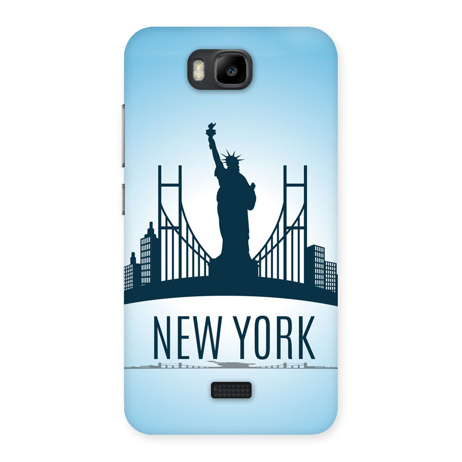 New York Skyline Back Case for Honor Bee