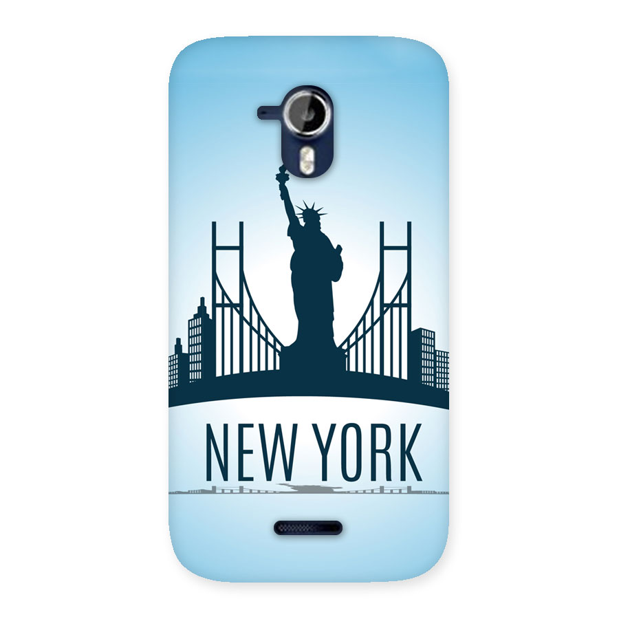 New York Skyline Back Case for Micromax Canvas Magnus A117