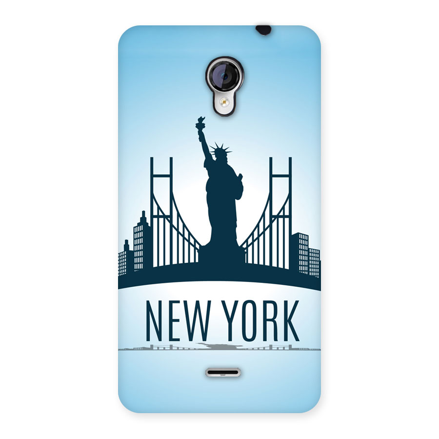 New York Skyline Back Case for Micromax Unite 2 A106