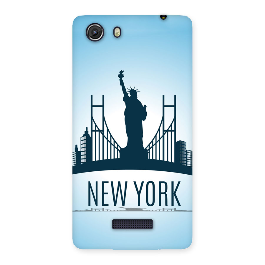 New York Skyline Back Case for Micromax Unite 3