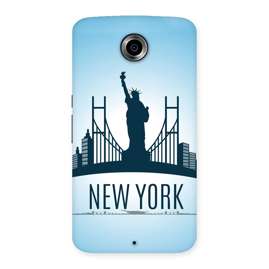 New York Skyline Back Case for Nexus 6