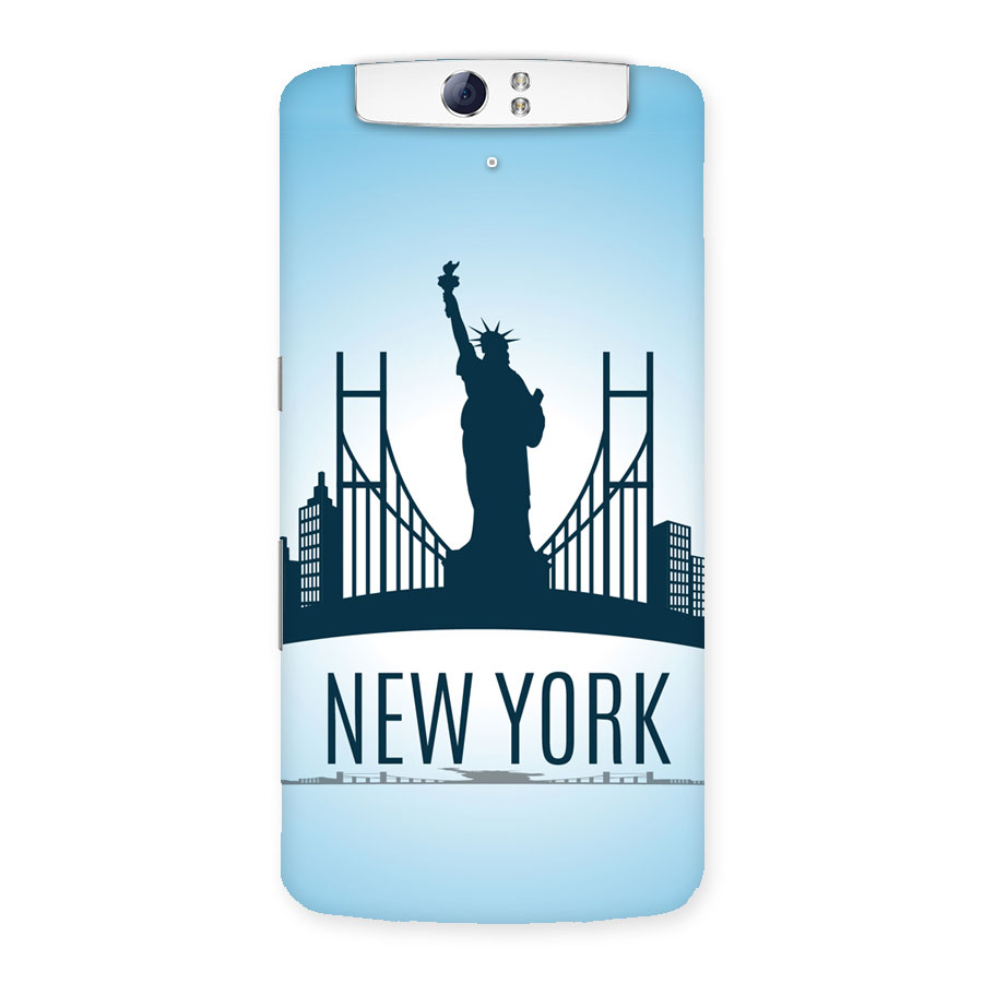 New York Skyline Back Case for Oppo N1