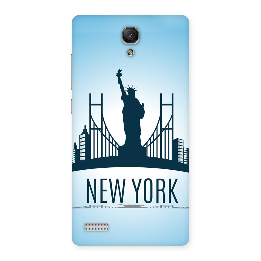 New York Skyline Back Case for Redmi Note