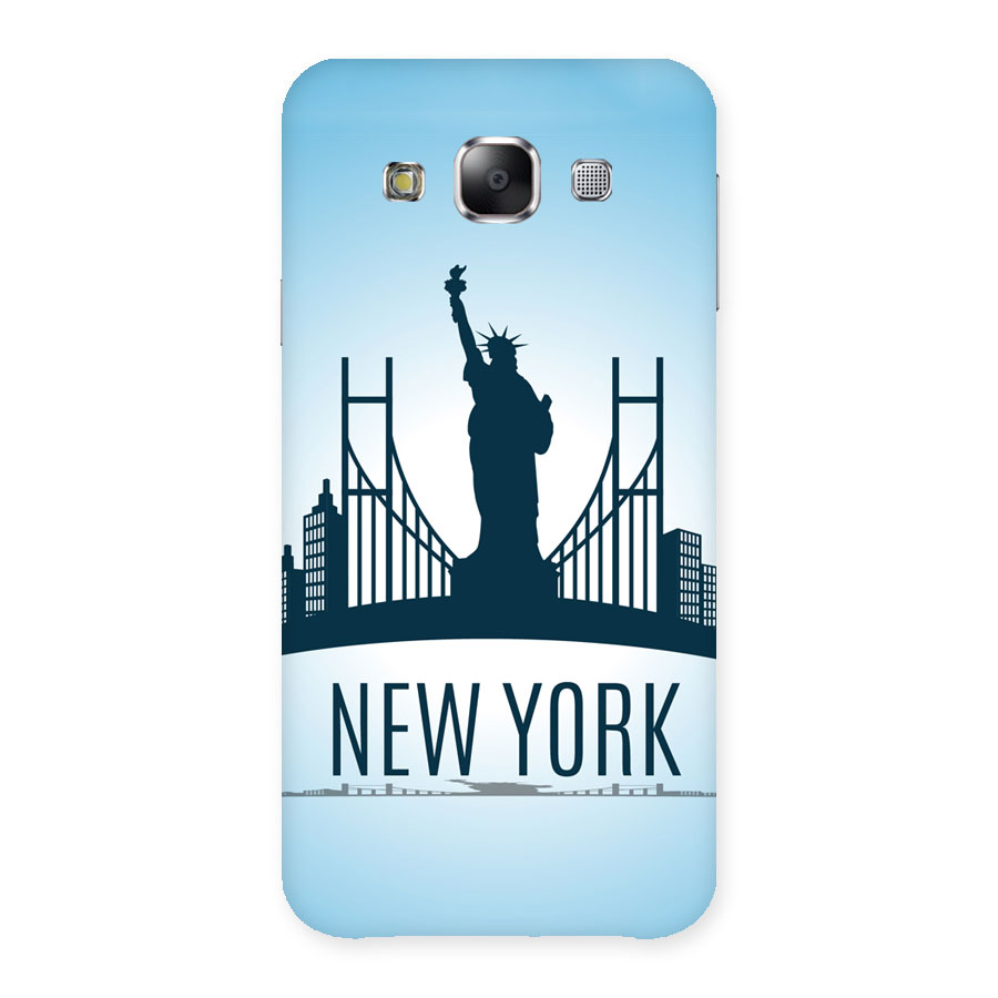 New York Skyline Back Case for Samsung Galaxy E5
