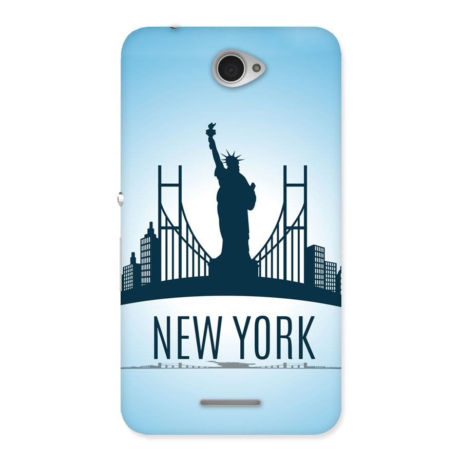 New York Skyline Back Case for Sony Xperia E4