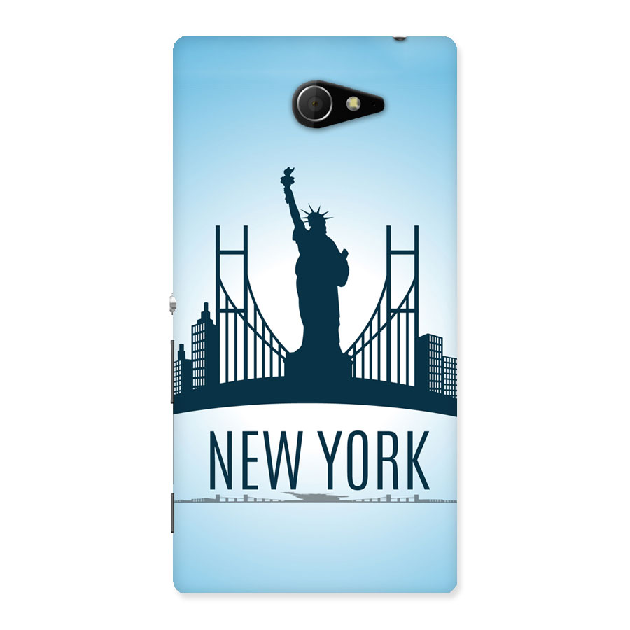 New York Skyline Back Case for Sony Xperia M2