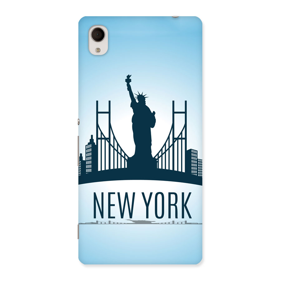 New York Skyline Back Case for Sony Xperia M4