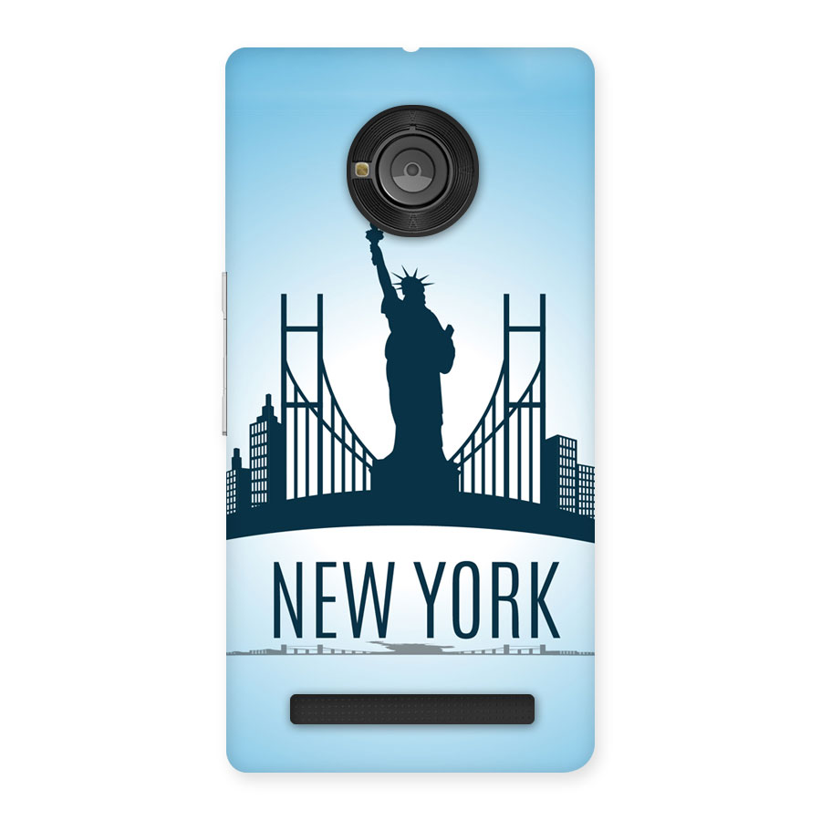 New York Skyline Back Case for Yu Yuphoria