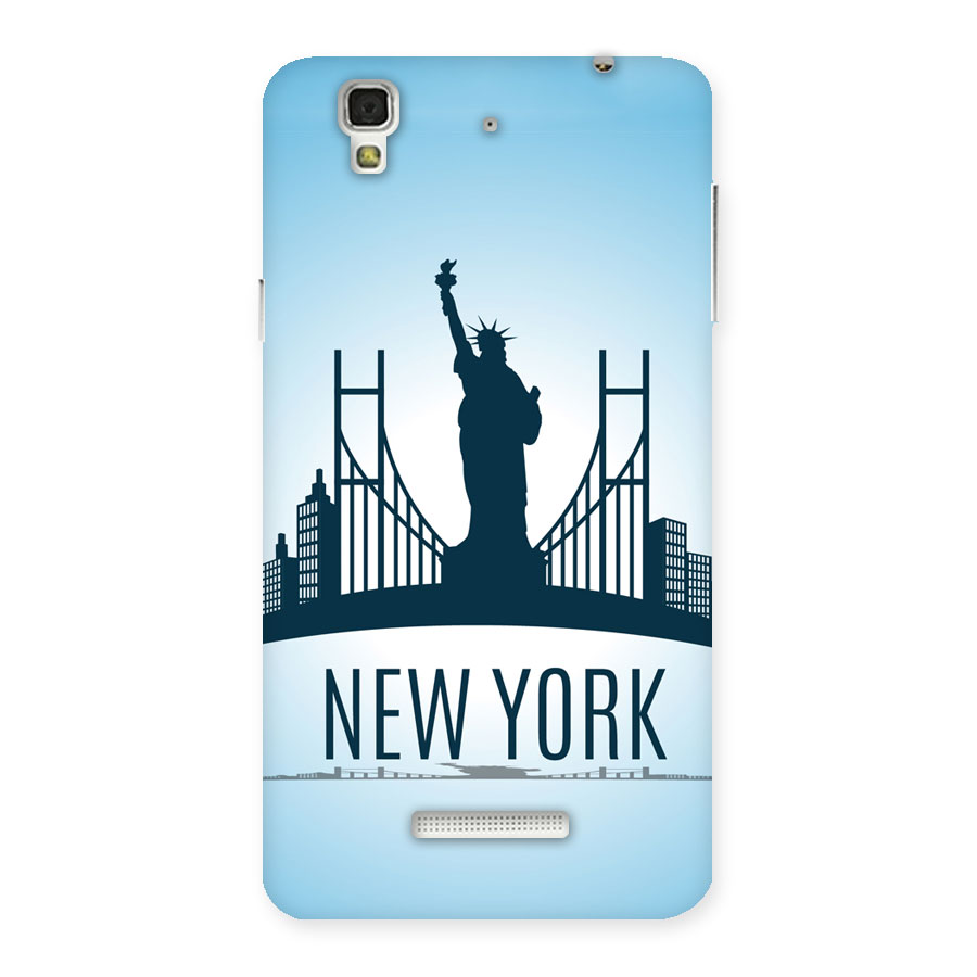 New York Skyline Back Case for Yu Yureka