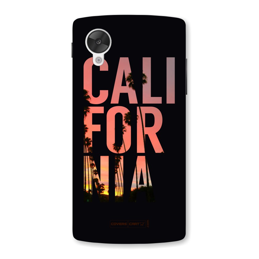 California Back Case for Nexus 5