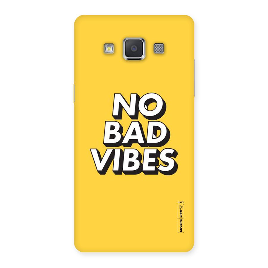 No Bad Vibes Back Case for Galaxy Grand Max