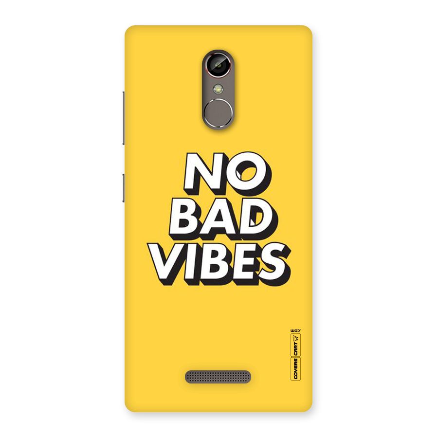 No Bad Vibes Back Case for Gionee S6s