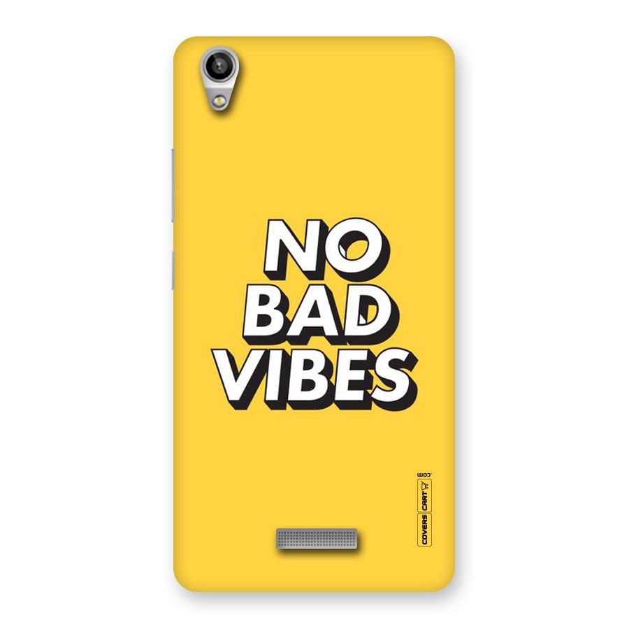 No Bad Vibes Back Case for Lava-Pixel-V1