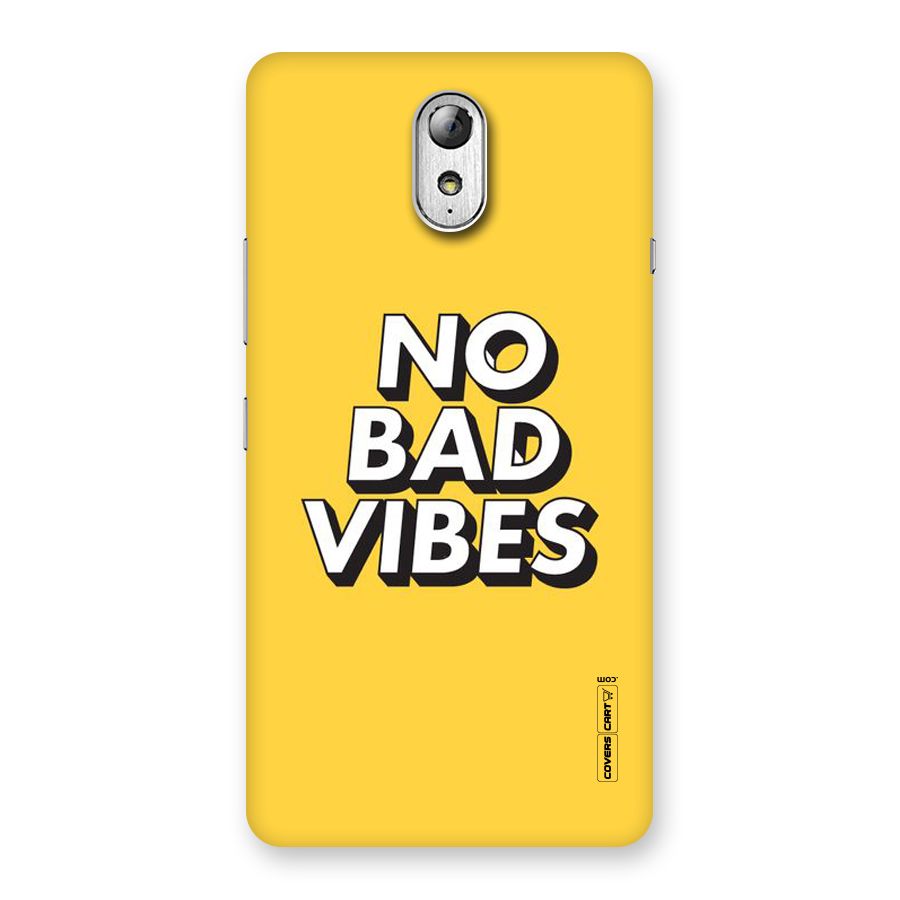 No Bad Vibes Back Case for Lenovo Vibe P1M