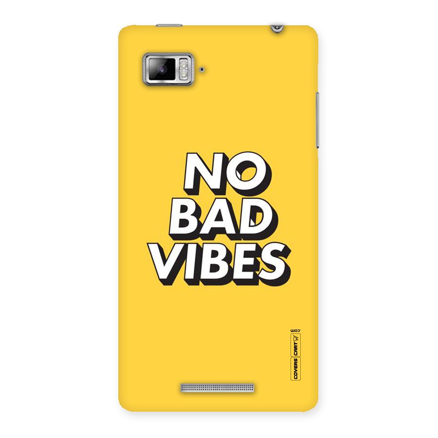 No Bad Vibes Back Case for Lenovo Vibe Z K910