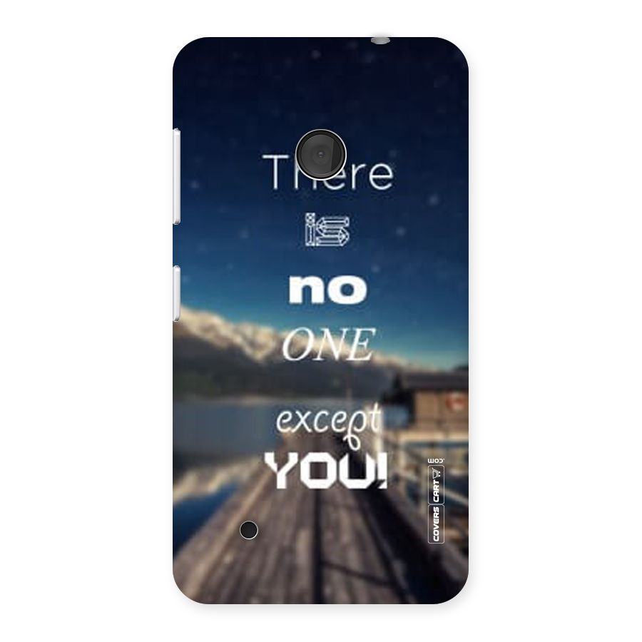 No One But You Back Case for Lumia 530