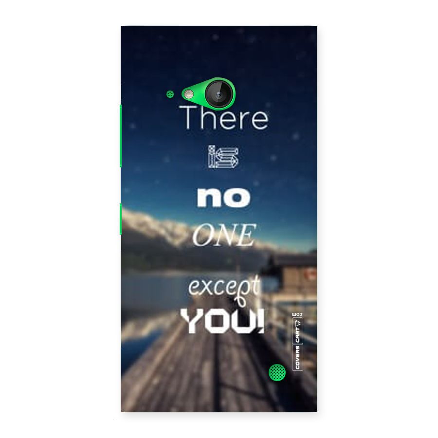 No One But You Back Case for Lumia 730