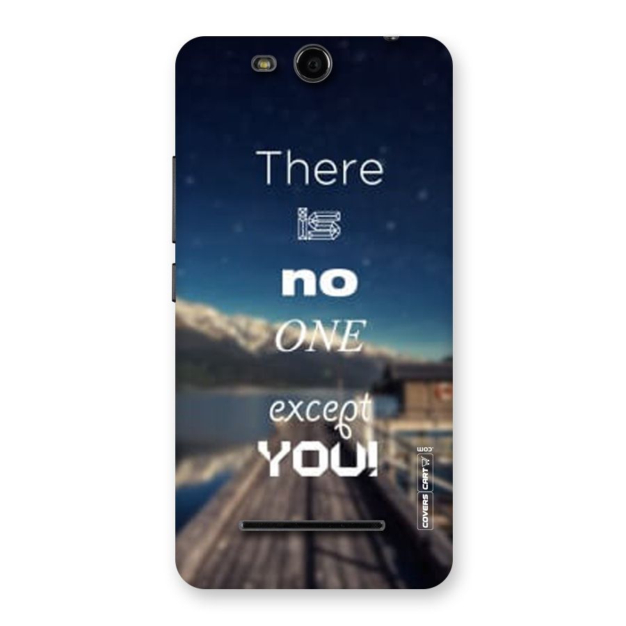 No One But You Back Case for Micromax Canvas Juice 3 Q392