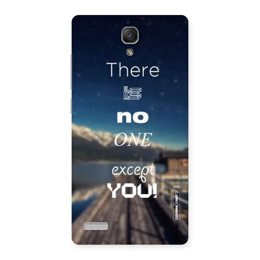 No One But You Back Case for Redmi Note