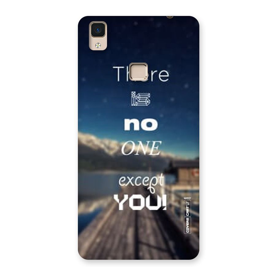 No One But You Back Case for V3 Max