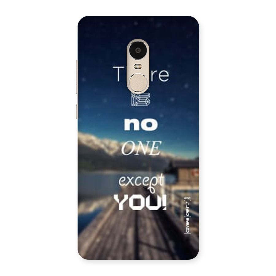 No One But You Back Case for Xiaomi Redmi Note 4