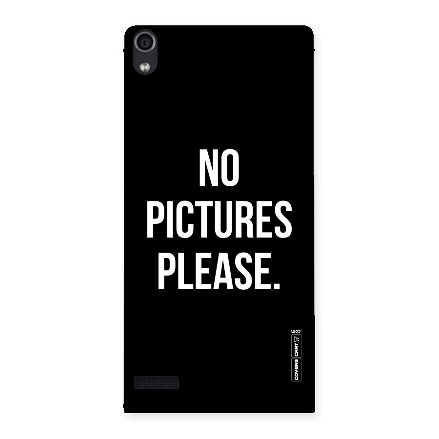 No Pictures Please Back Case for Ascend P6