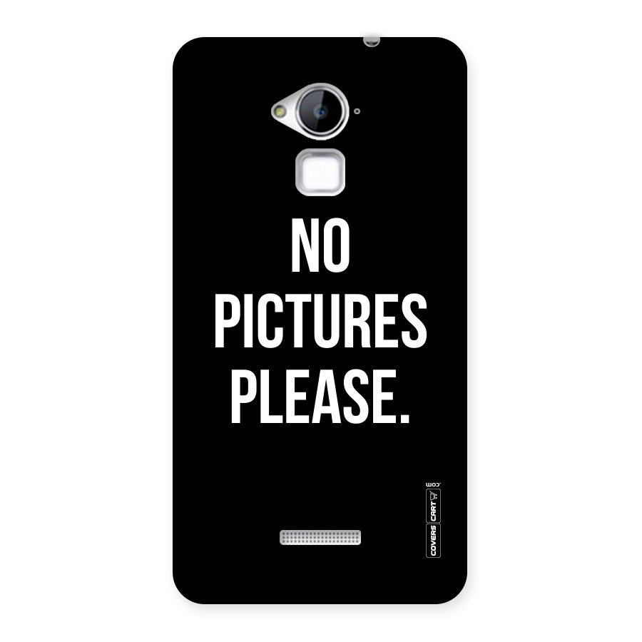No Pictures Please Back Case for Coolpad Note 3