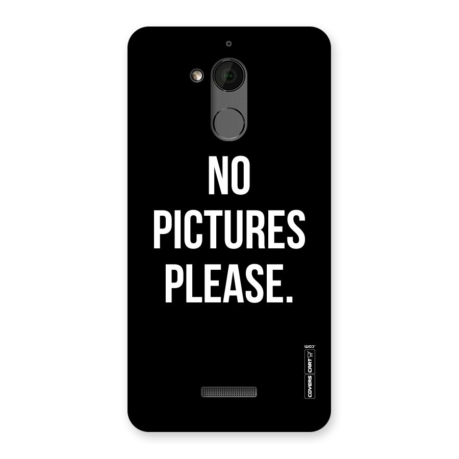 No Pictures Please Back Case for Coolpad Note 5