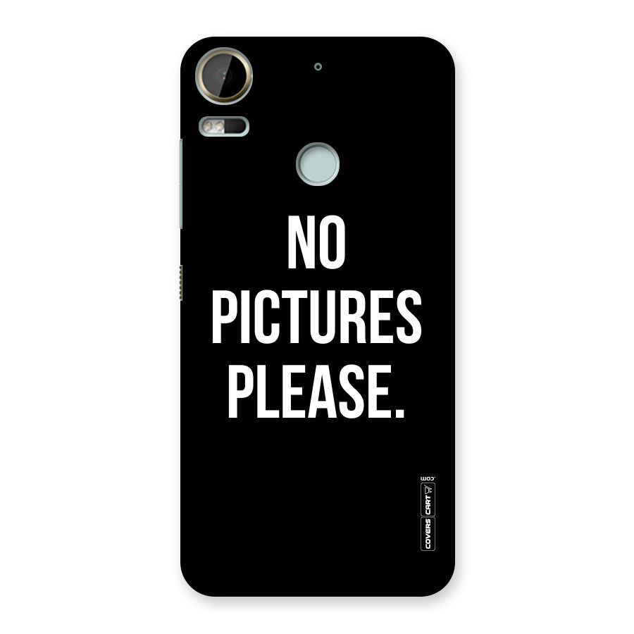 No Pictures Please Back Case for Desire 10 Pro