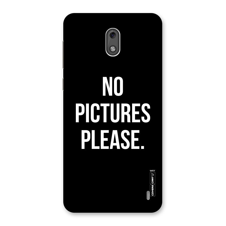 No Pictures Please Back Case for Nokia 2