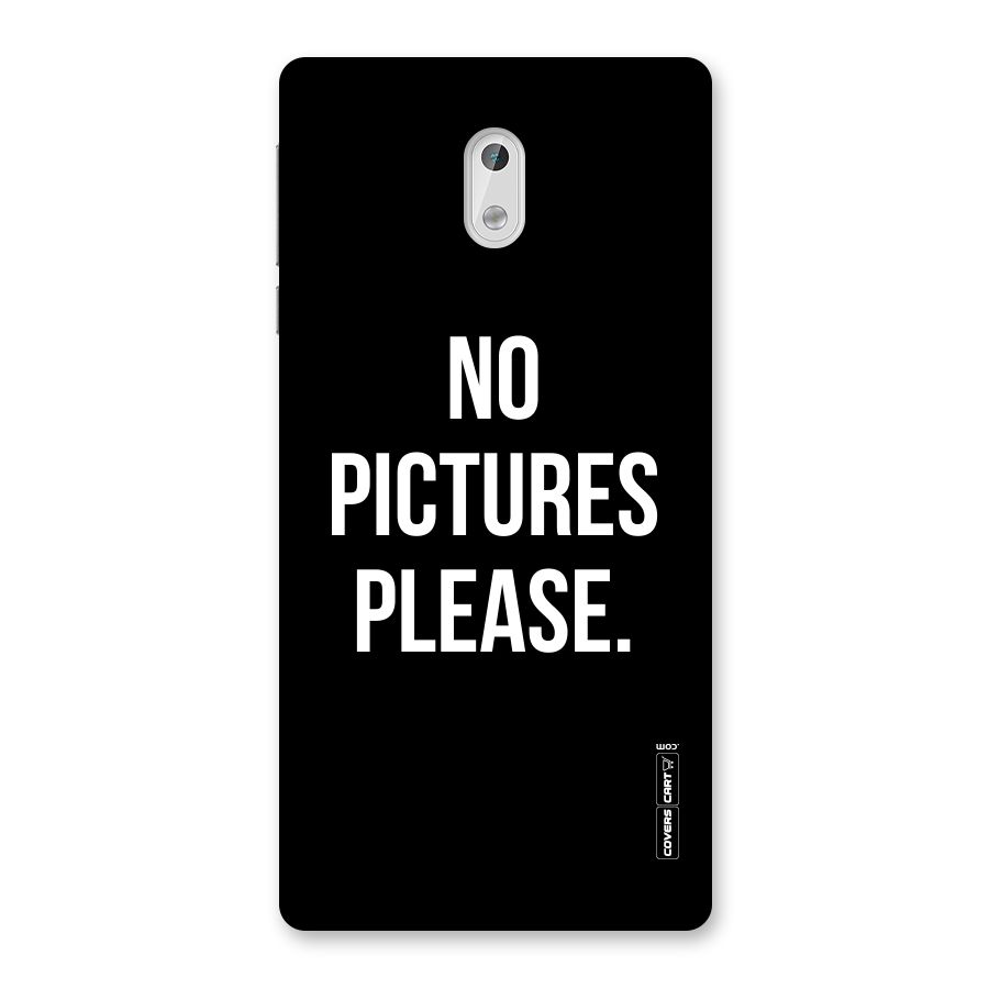 No Pictures Please Back Case for Nokia 3